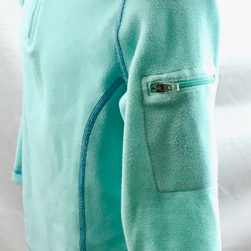 L.L.Bean Fleece Jacket girls size Lg. (6x/7) - Picture 3 of 6